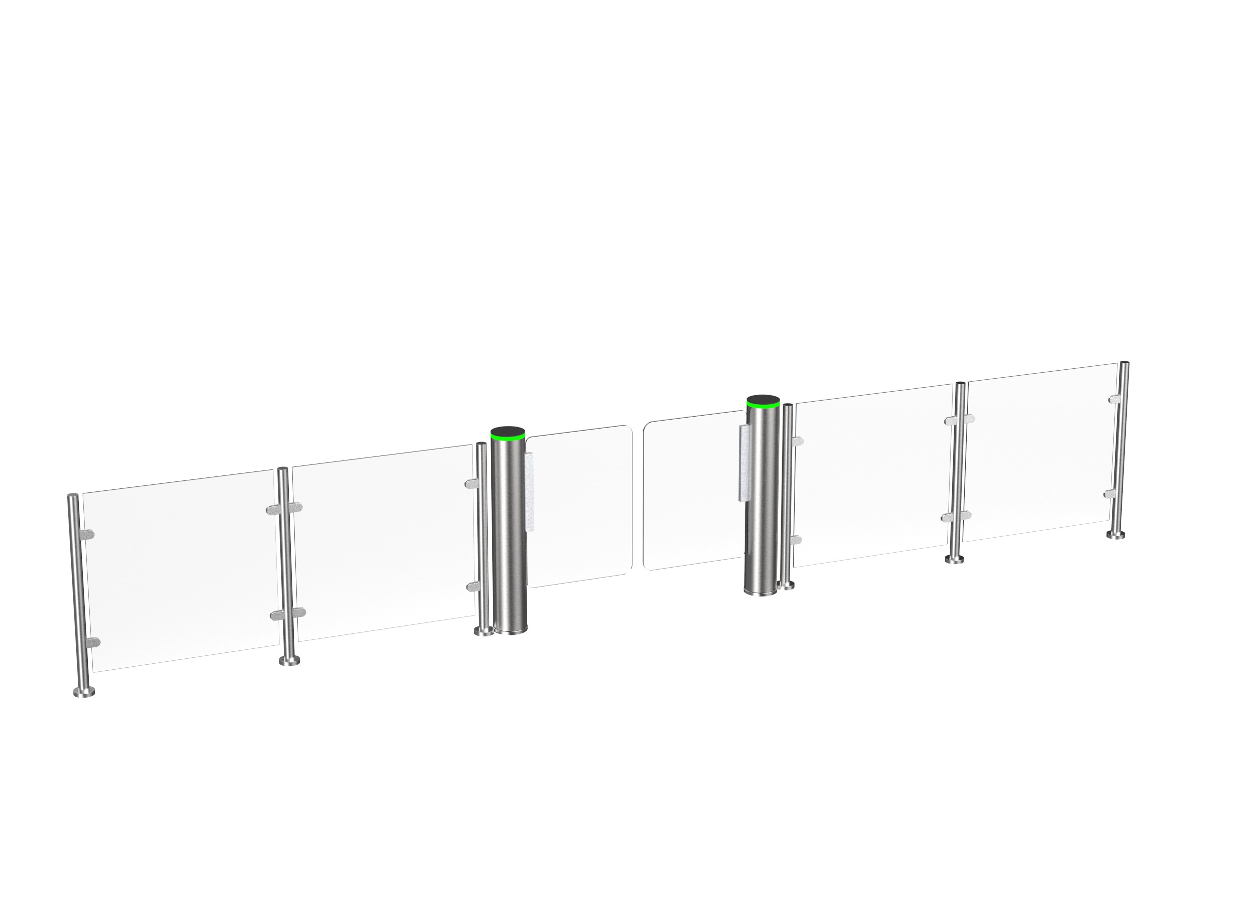 Kapaisi Intelligent Swing Turnstile Barrier