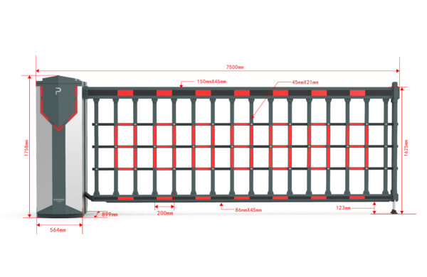 Kapaisi heavy duty barrier gate
