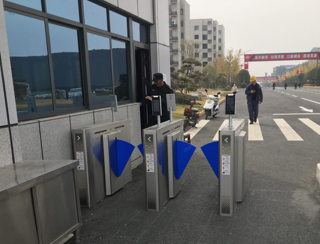 TD304 方形翼闸双通道（蓝色）