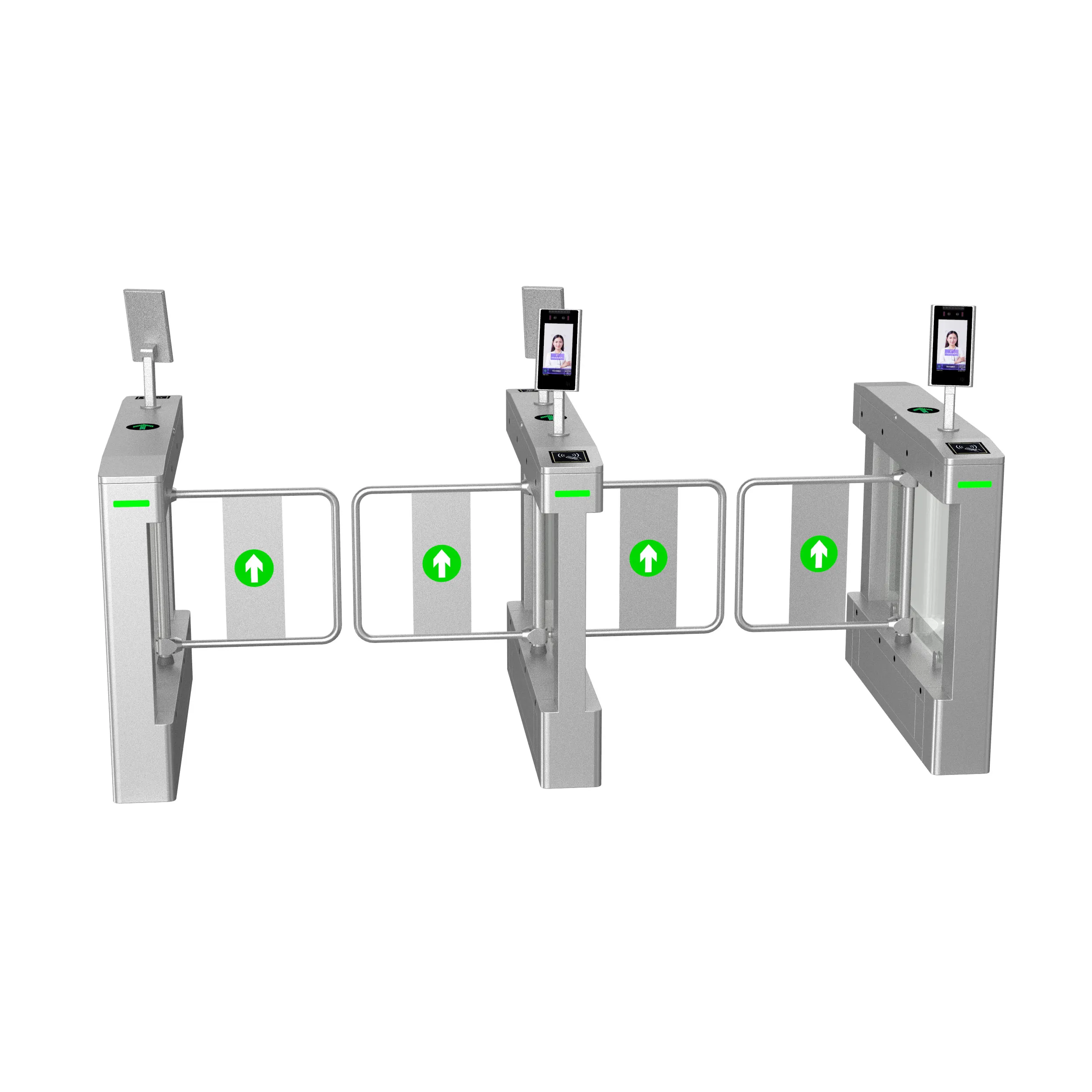 Kapaisi Waist Height Optical Turnstile