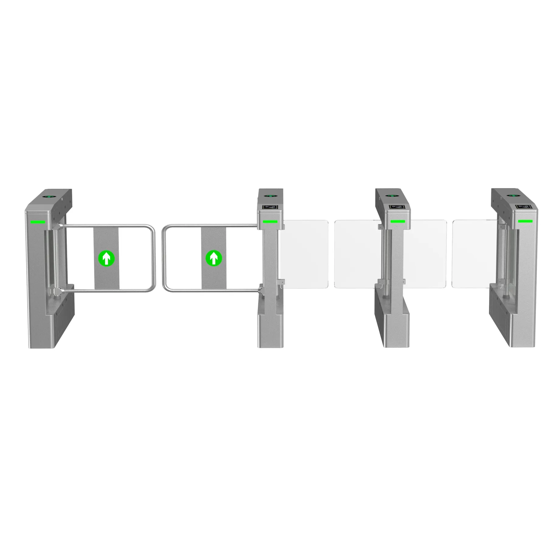 Kapaisi Waist Height Optical Turnstile