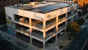 City public parking lots