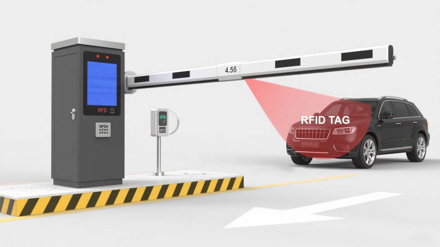 RFID boom barrier