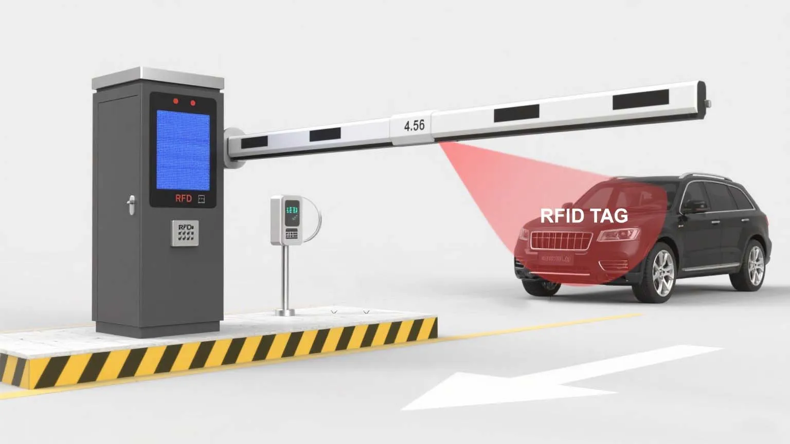RFID boom barrier
